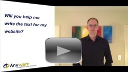Will you help me write the text for my website?