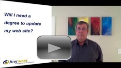 Will I need a degree to update my website?