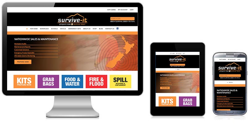 Response Web Design - Survive-it Response Web Design - Survive-it